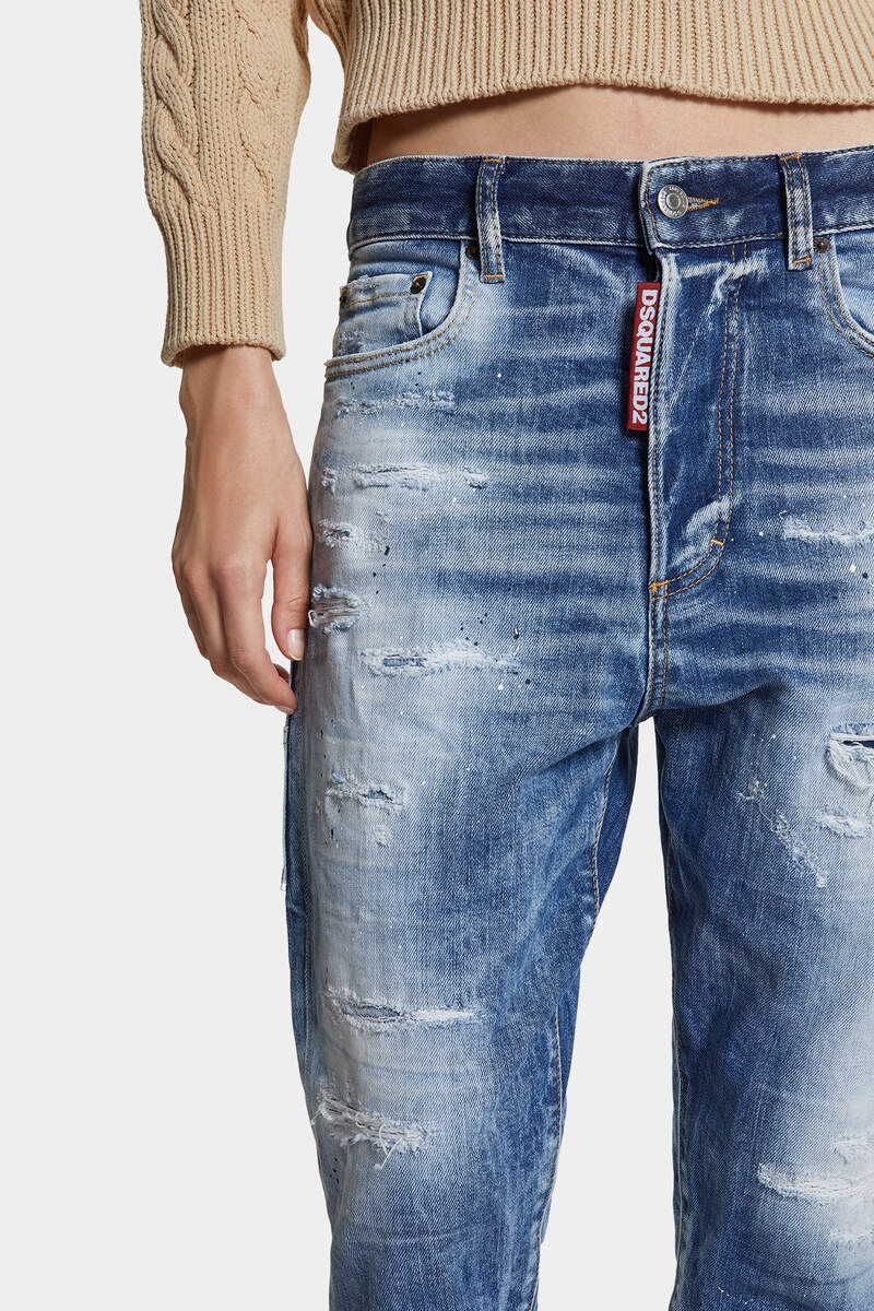 LIGHT SCARFACE WASH BABY CARPENTER JEANS - 5