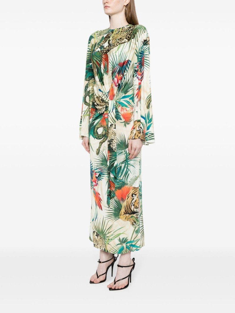 jungle-print wrap dress 3