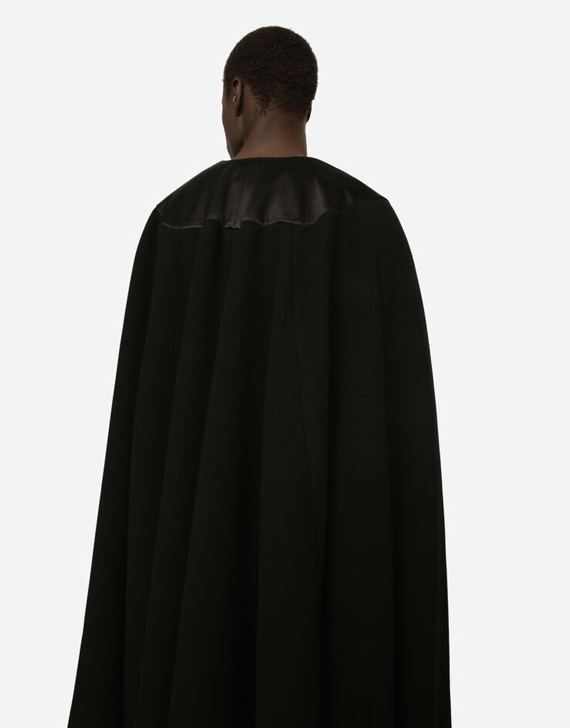 Double wool baize cape 5