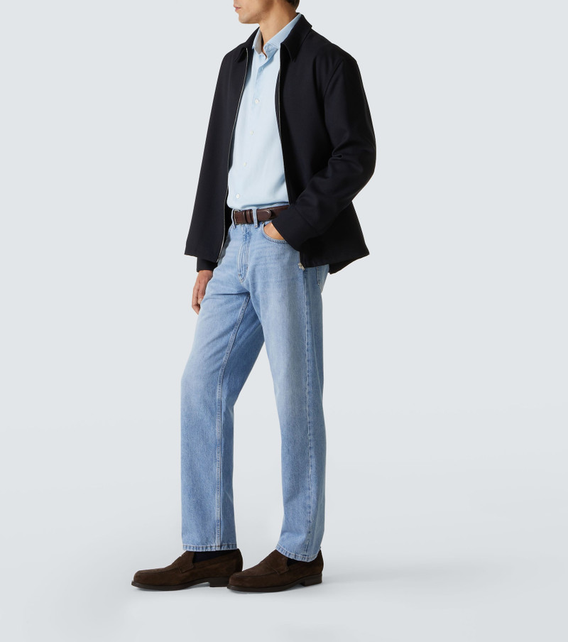 ZEGNA Cotton and cashmere shirt outlook