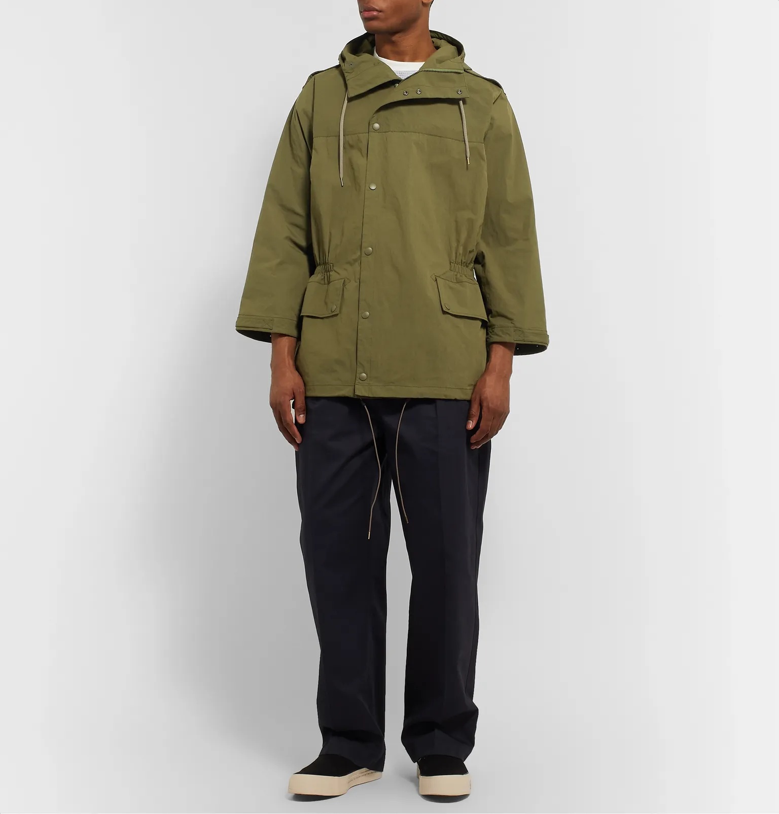 Nylon Hooded Parka - 2