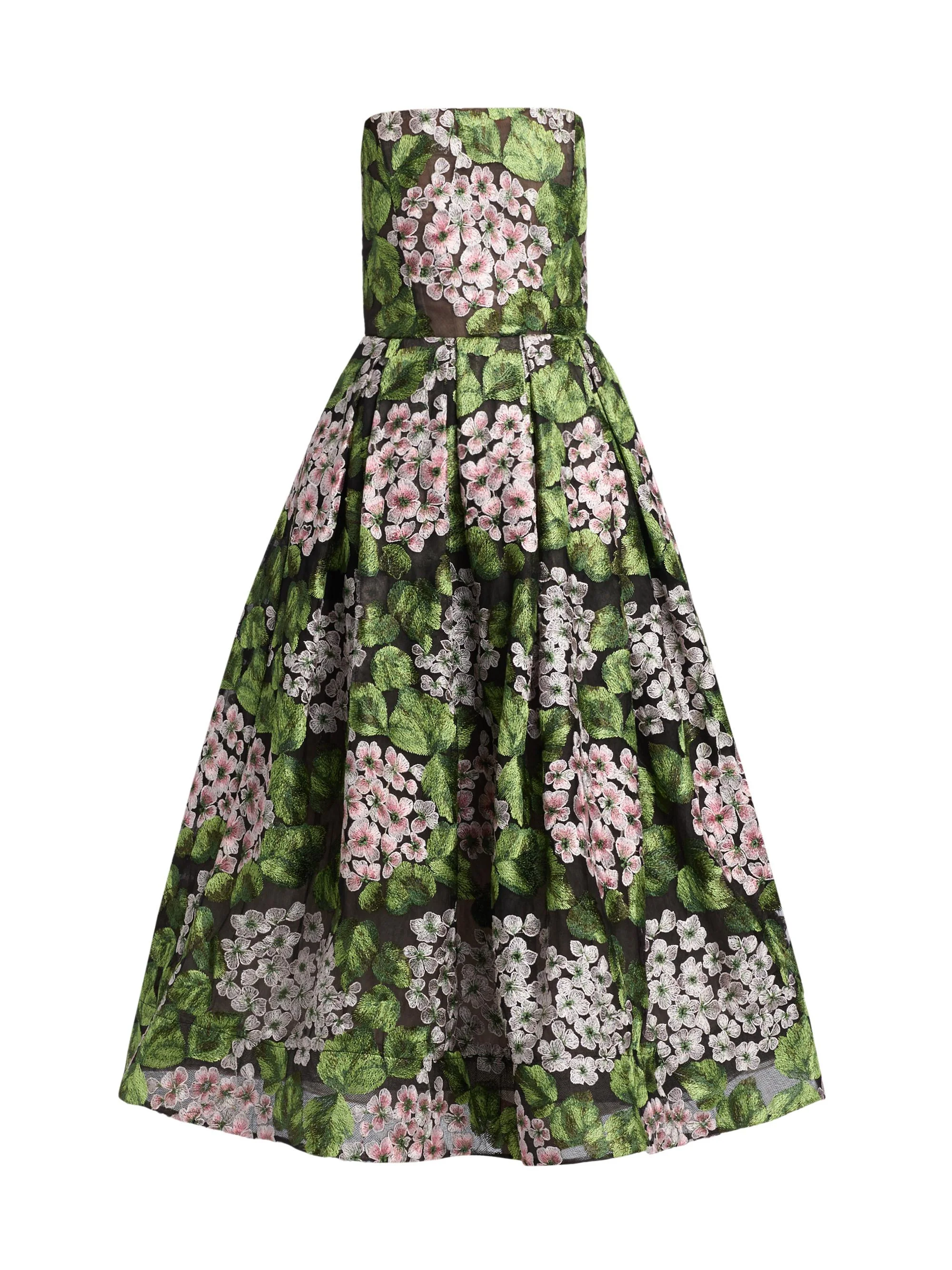 Women's Kate Floral Embroidered Corset Midi-Dress - Multi - 1