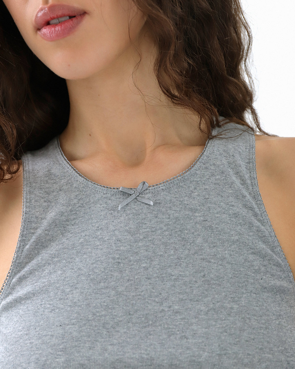 The Vest: Cotton Jersey Grey - 3