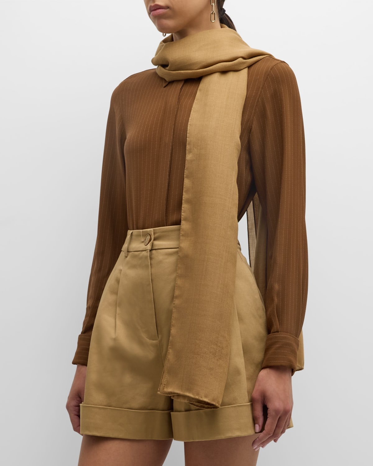 Signature Cashmere-Blend Stole - 3