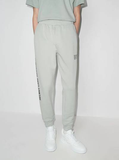 Helmut Lang Distort cotton track pants outlook