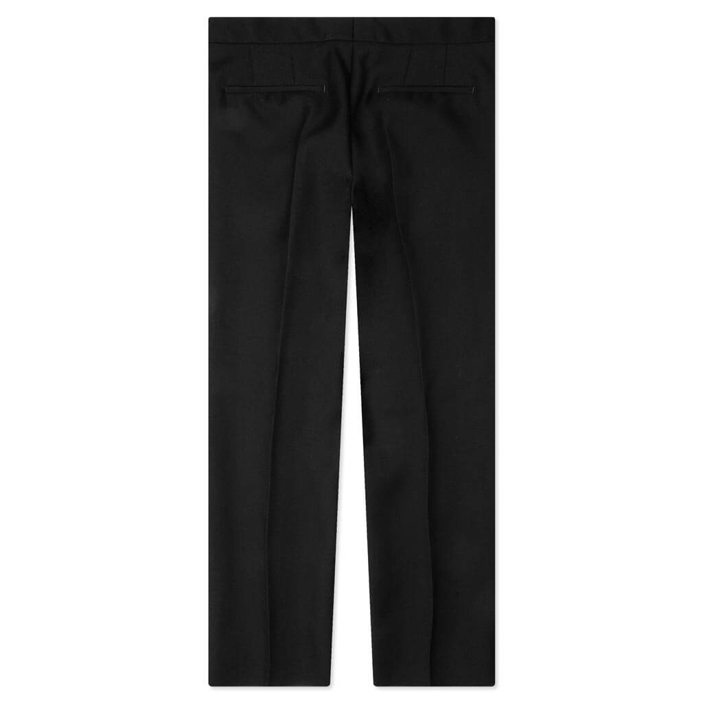 WOOL TROUSER - BLACK - 2