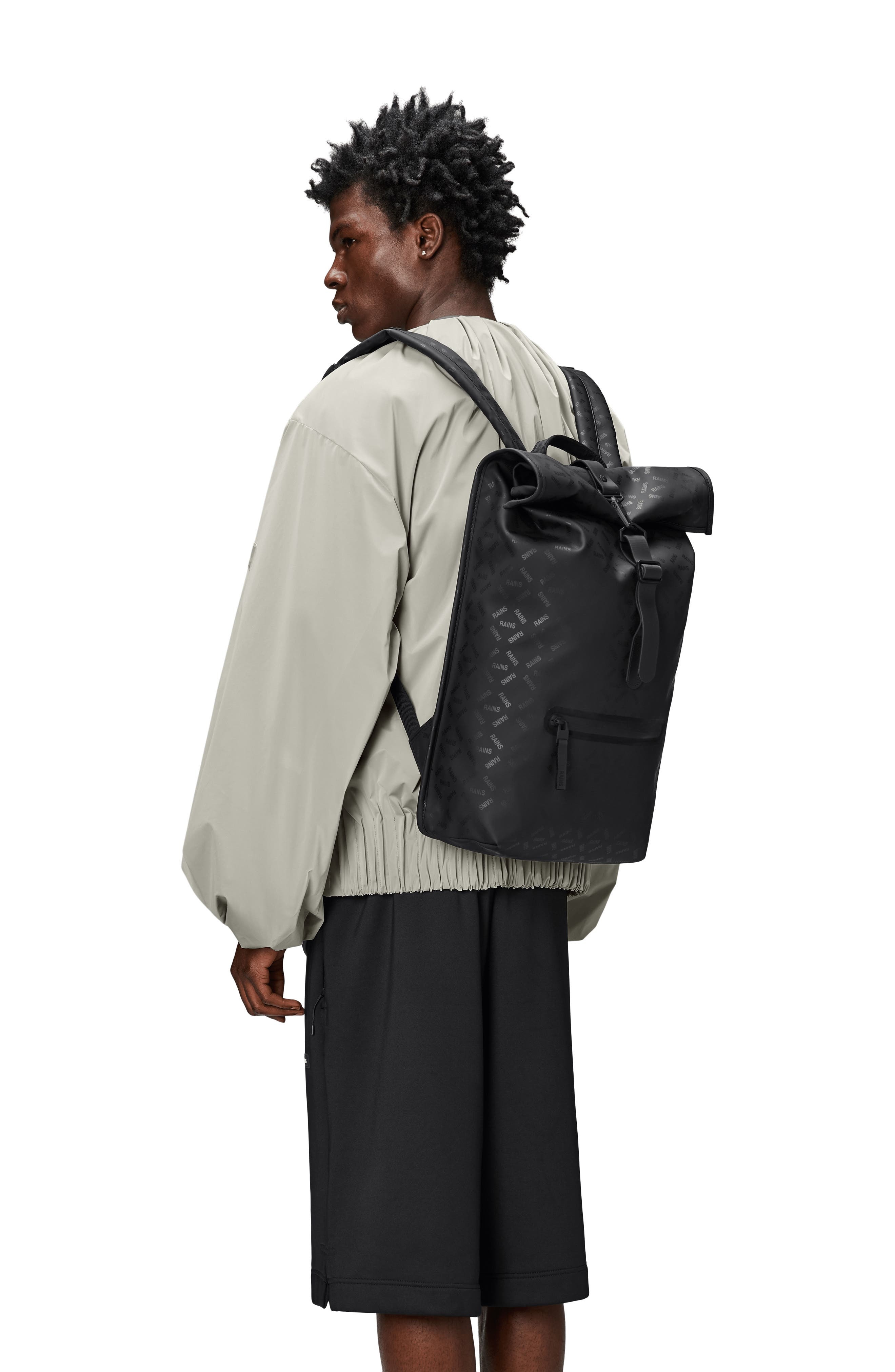 Rains Rolltop Waterproof Rucksack in House at Nordstrom - 4