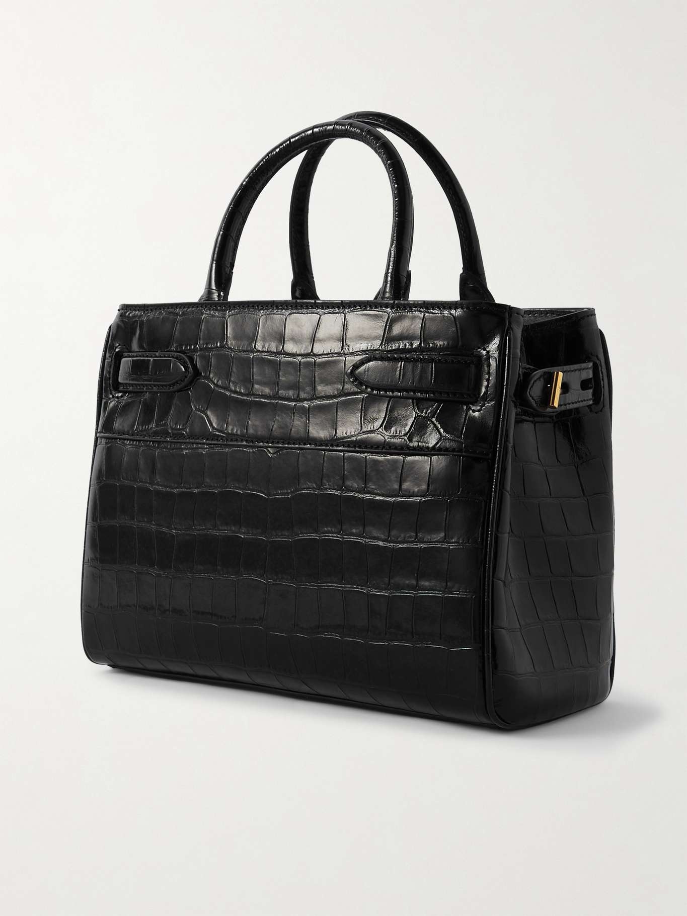 Whitney small croc-effect leather tote - 3