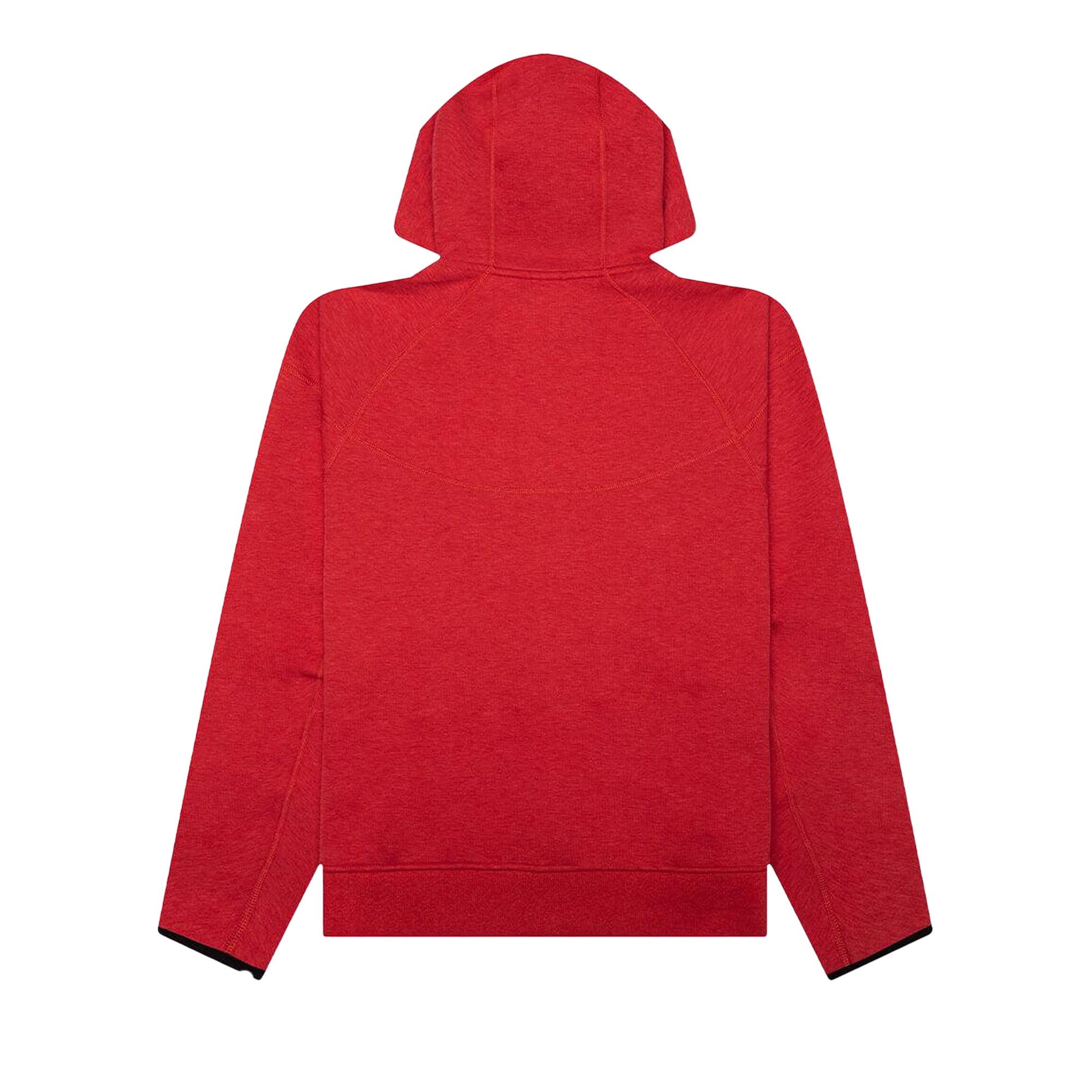 Nike Sportswear Tech Fleece Windrunner Hoodie 'Light University Red Heather/Black' - 2