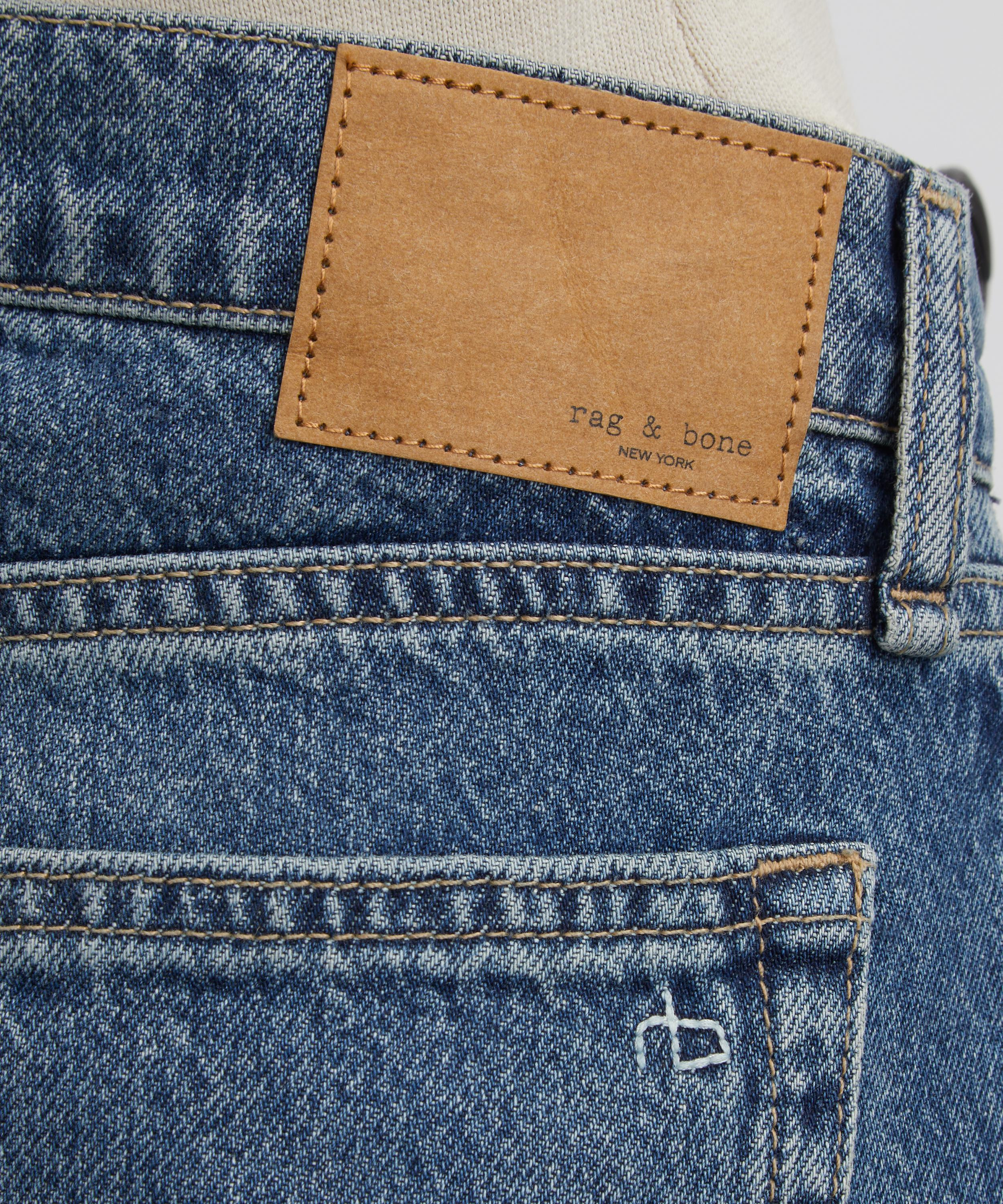 Saige Relaxed Straight Jeans in Echo - 5
