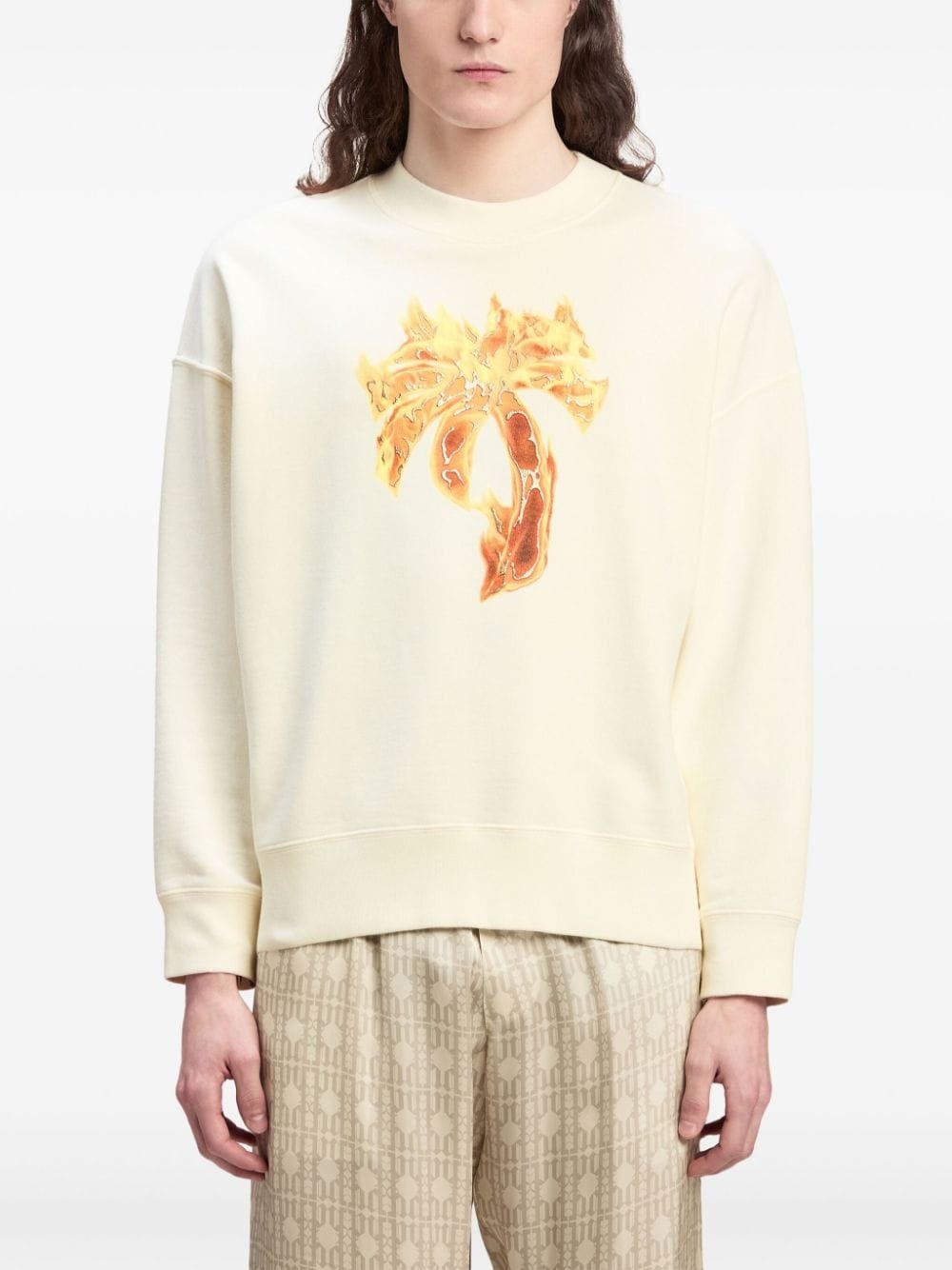 Burning Palm cotton sweatshirt - 3
