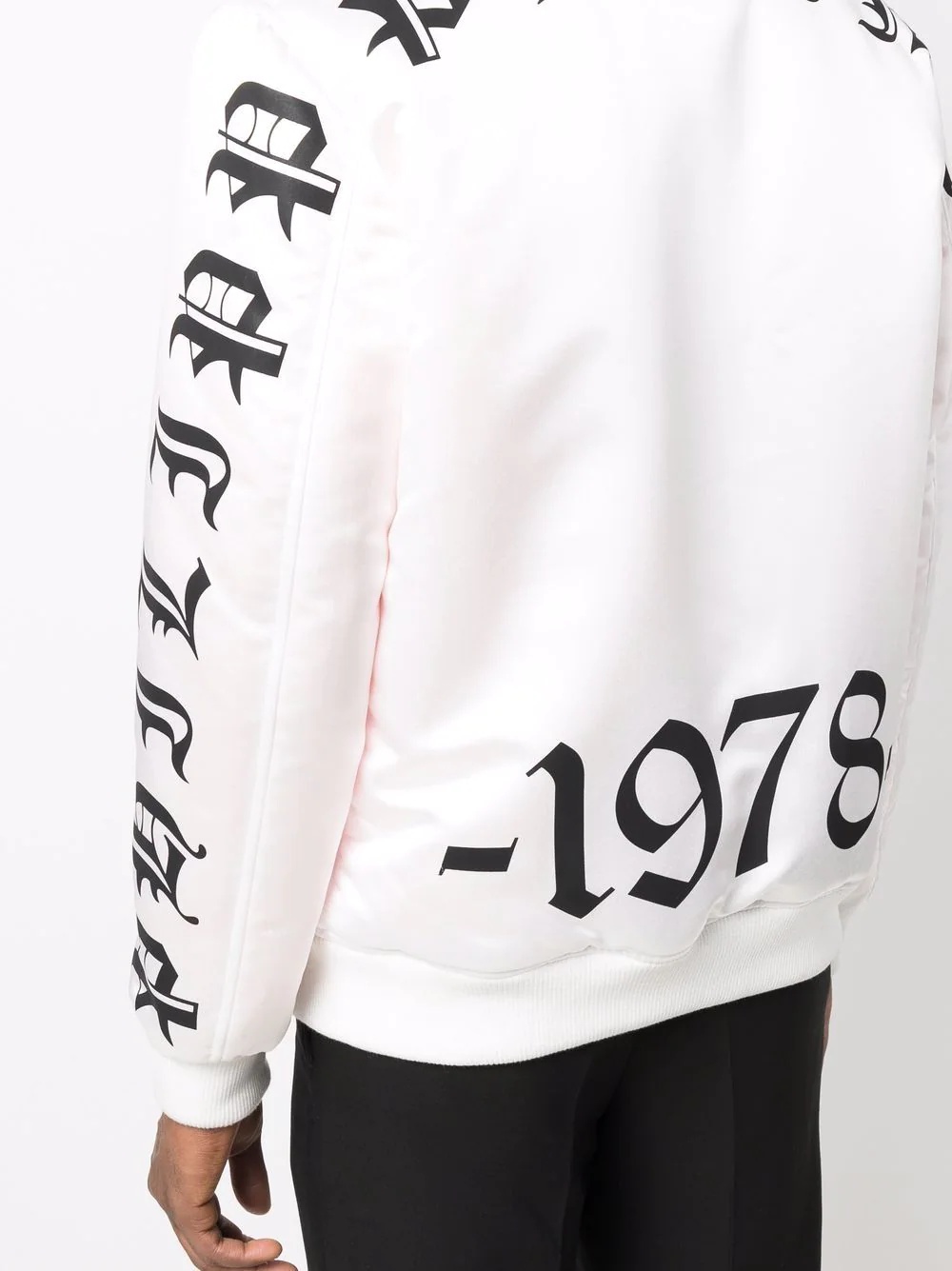 logo-print bomber jacket - 5