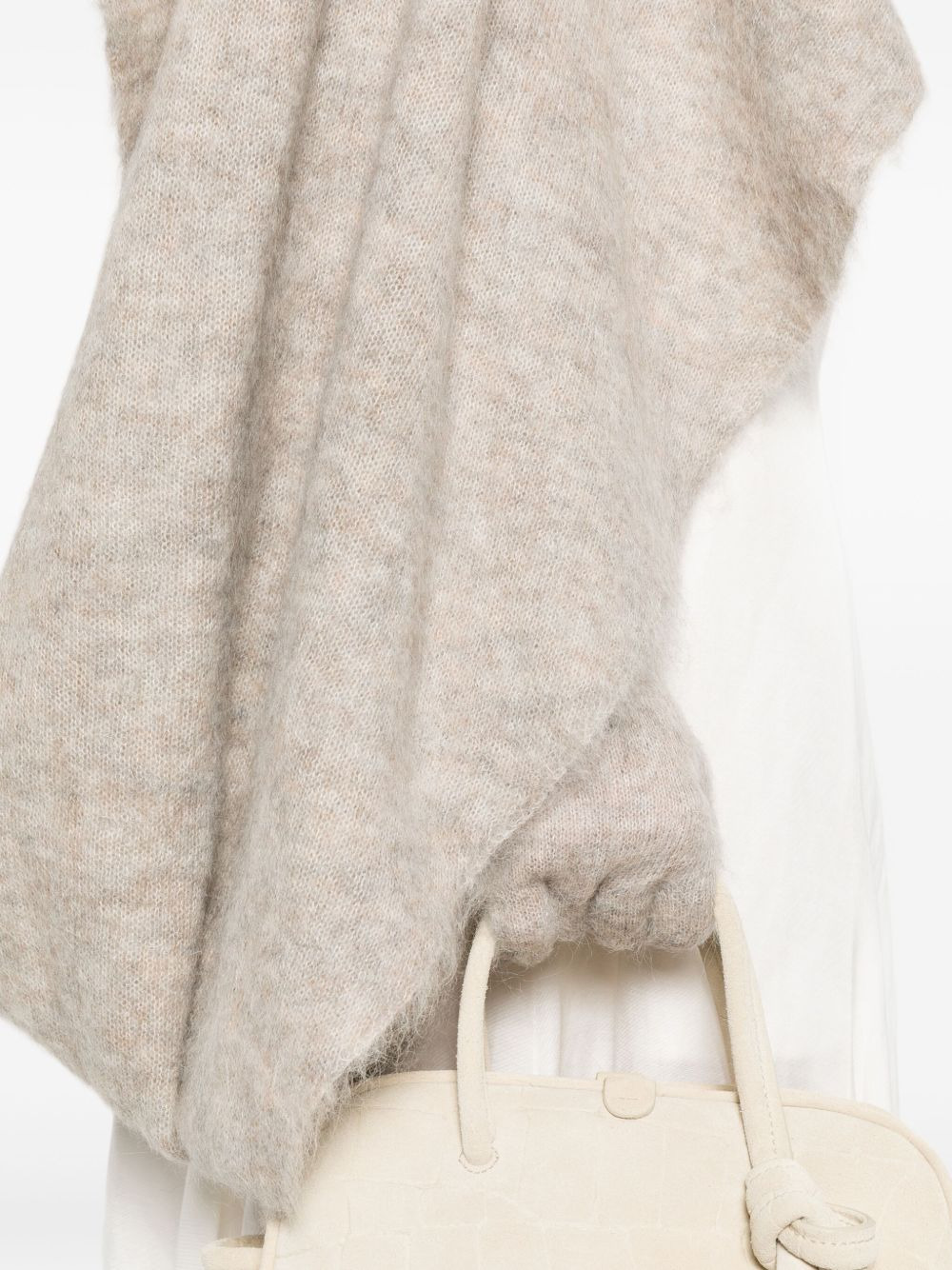 brushed-finish cape - 5