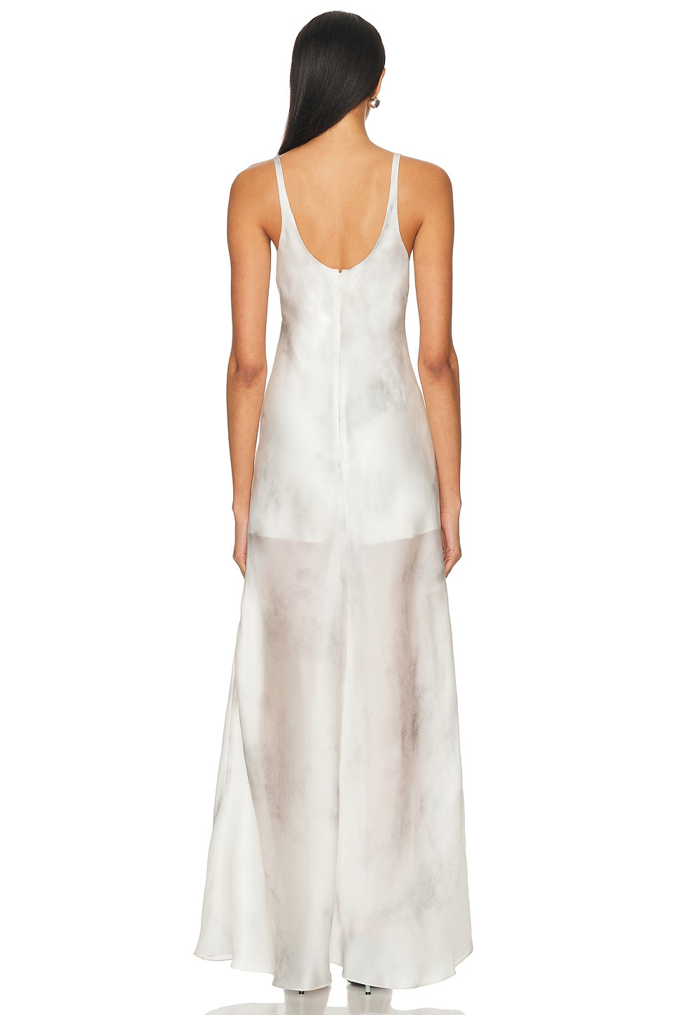 Ash Silk Bias Slip Dress - 3