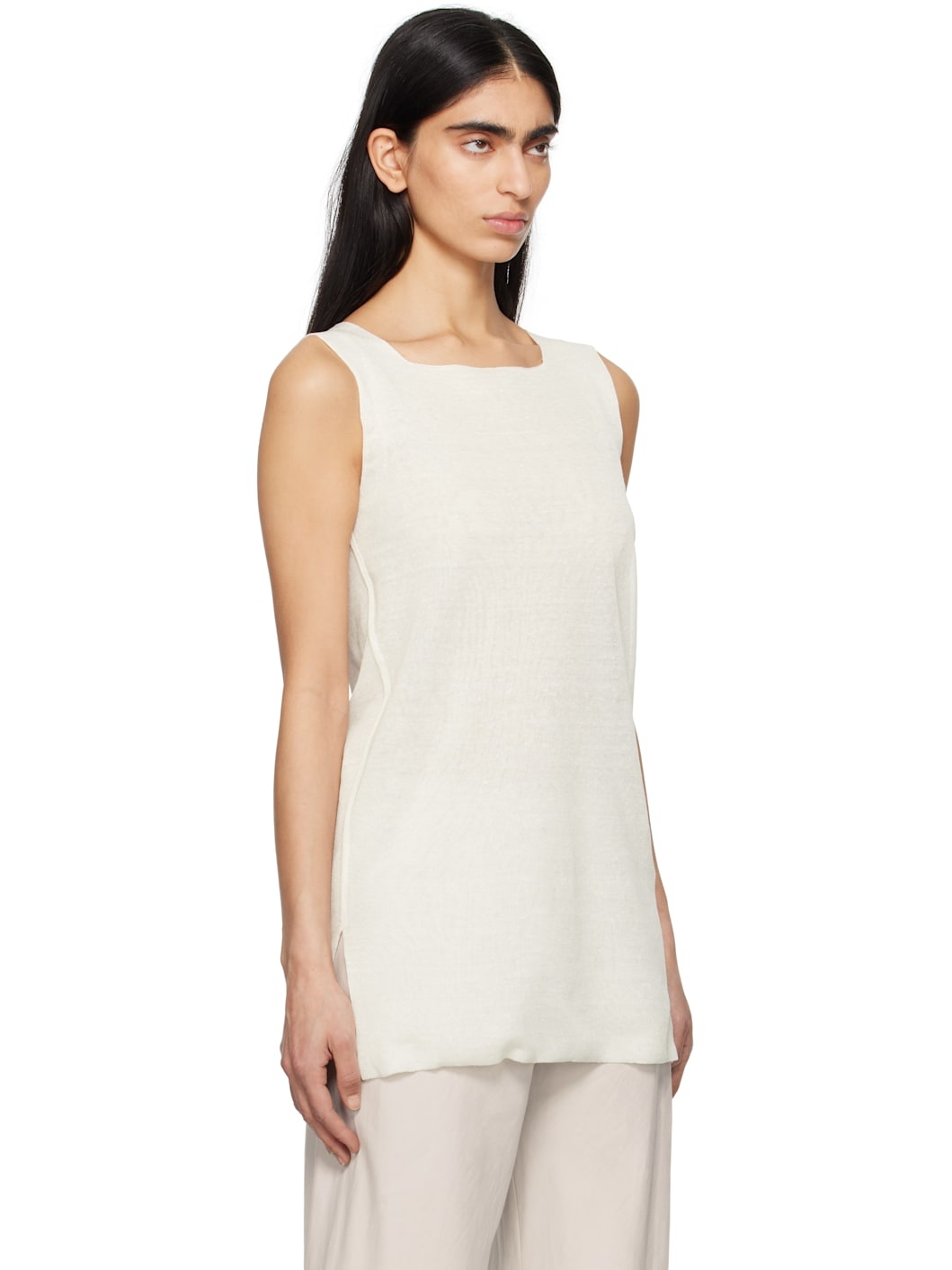 White Jaylen Tank Top - 2
