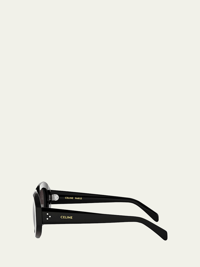 CELINE 3 Dot Geometric Square Sunglasses outlook