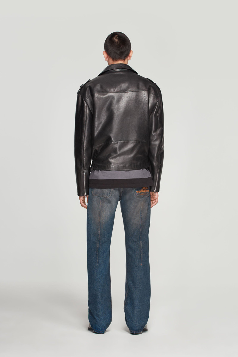 Twisted Lapel Biker Jacket 6