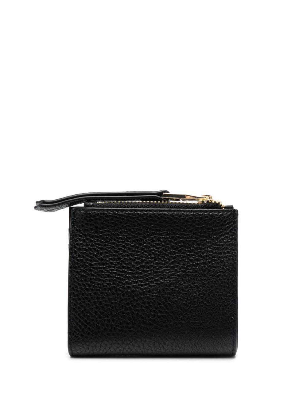 logo-buckle leather wallet - 2