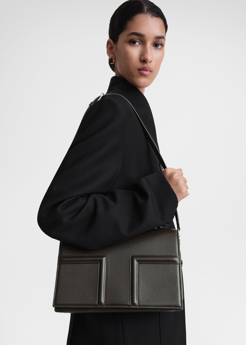 TOTEME T-Flap bag coffee outlook