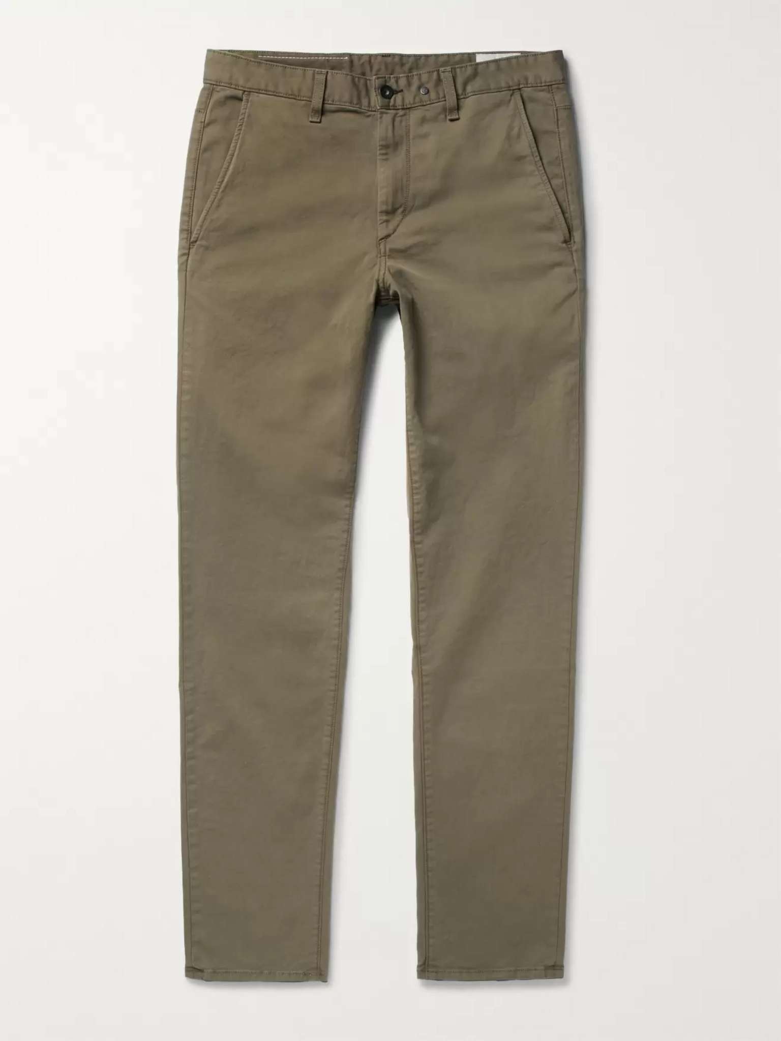 Fit 2 Slim-Fit Garment-Dyed Cotton-Twill Chinos - 1