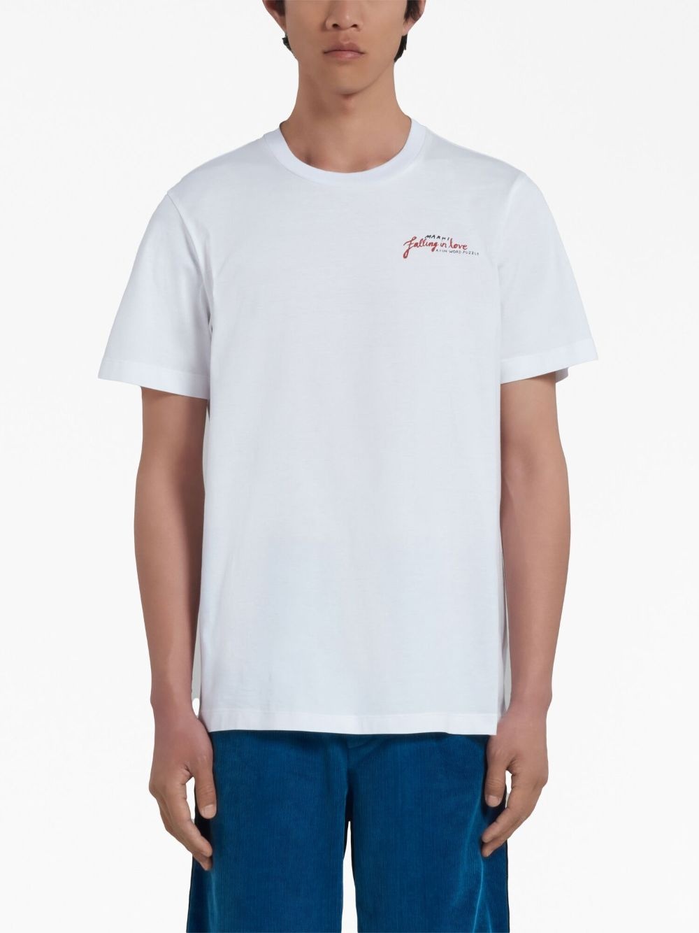 logo-print cotton T-shirt - 3