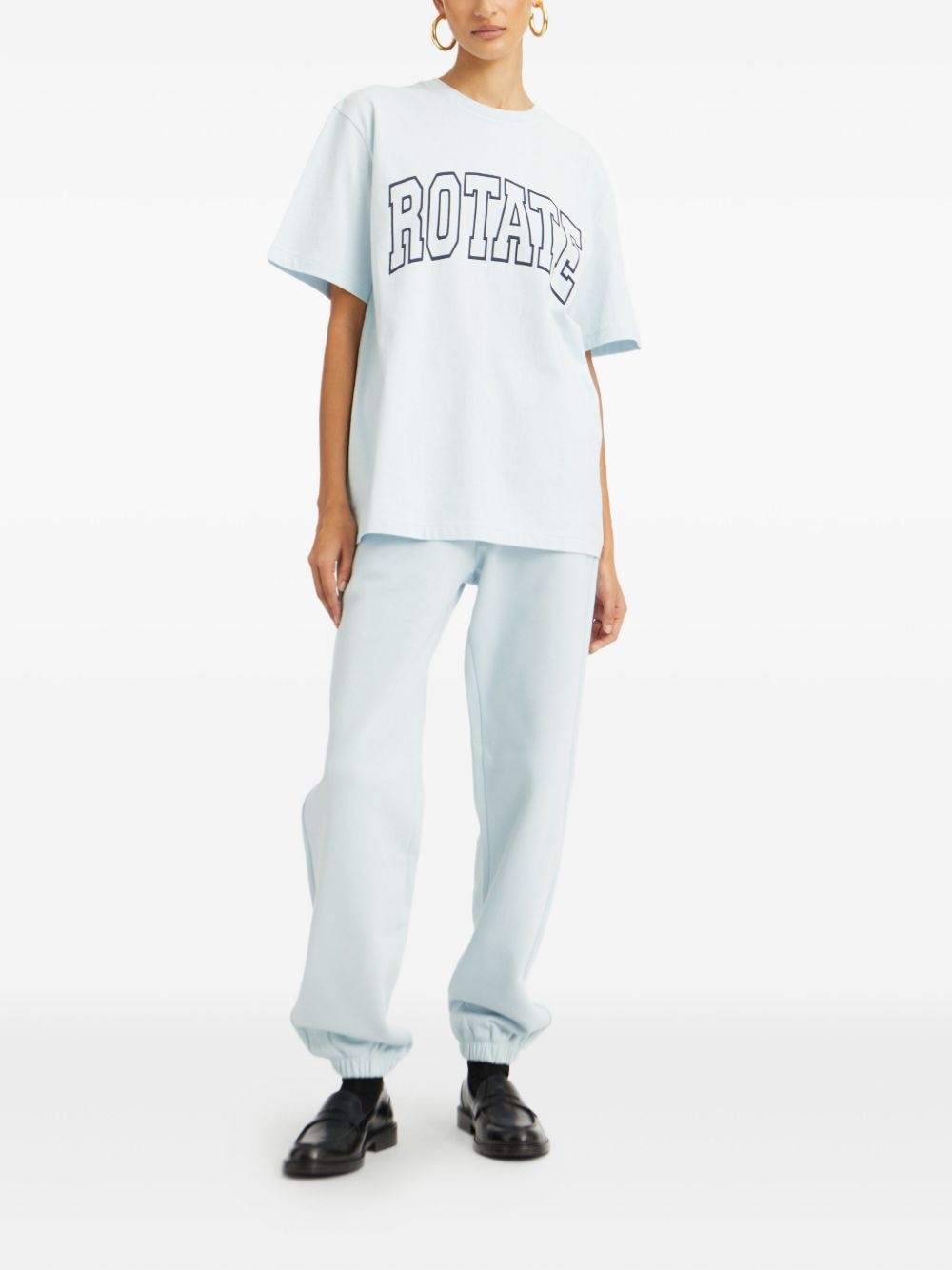 elasticated track pants - 2