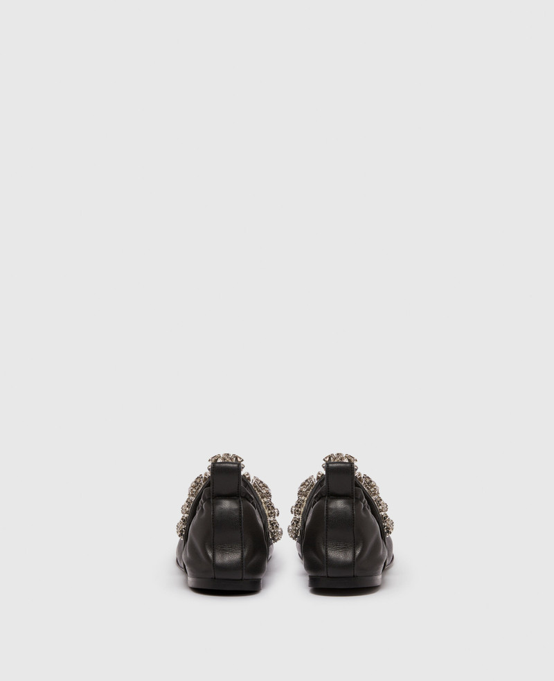 Stella McCartney Elsa Crystal Flowers Ballet Flats outlook