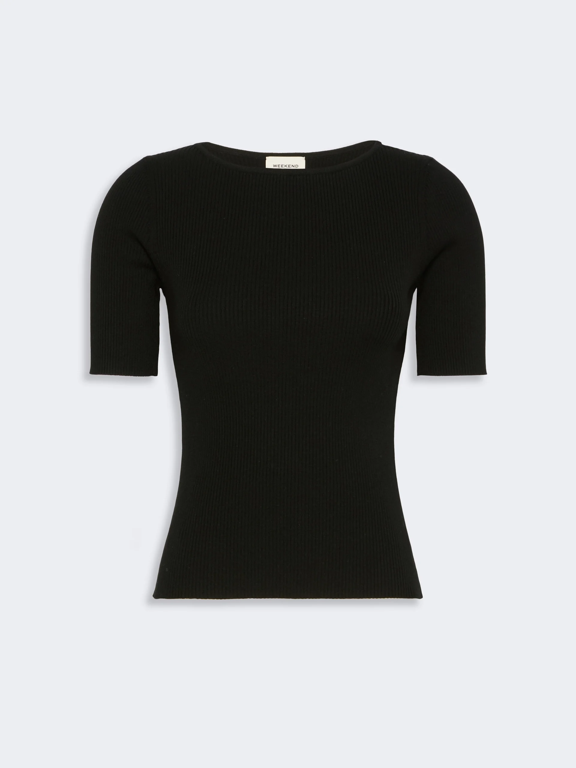 GOLA Slim-fit stretch viscose sweater - BLACK - 1