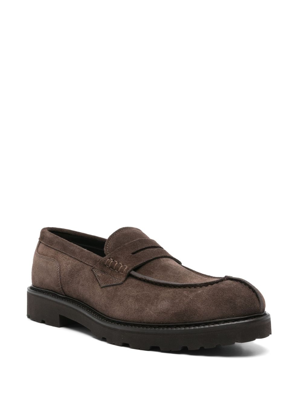 suede penny loafers - 2