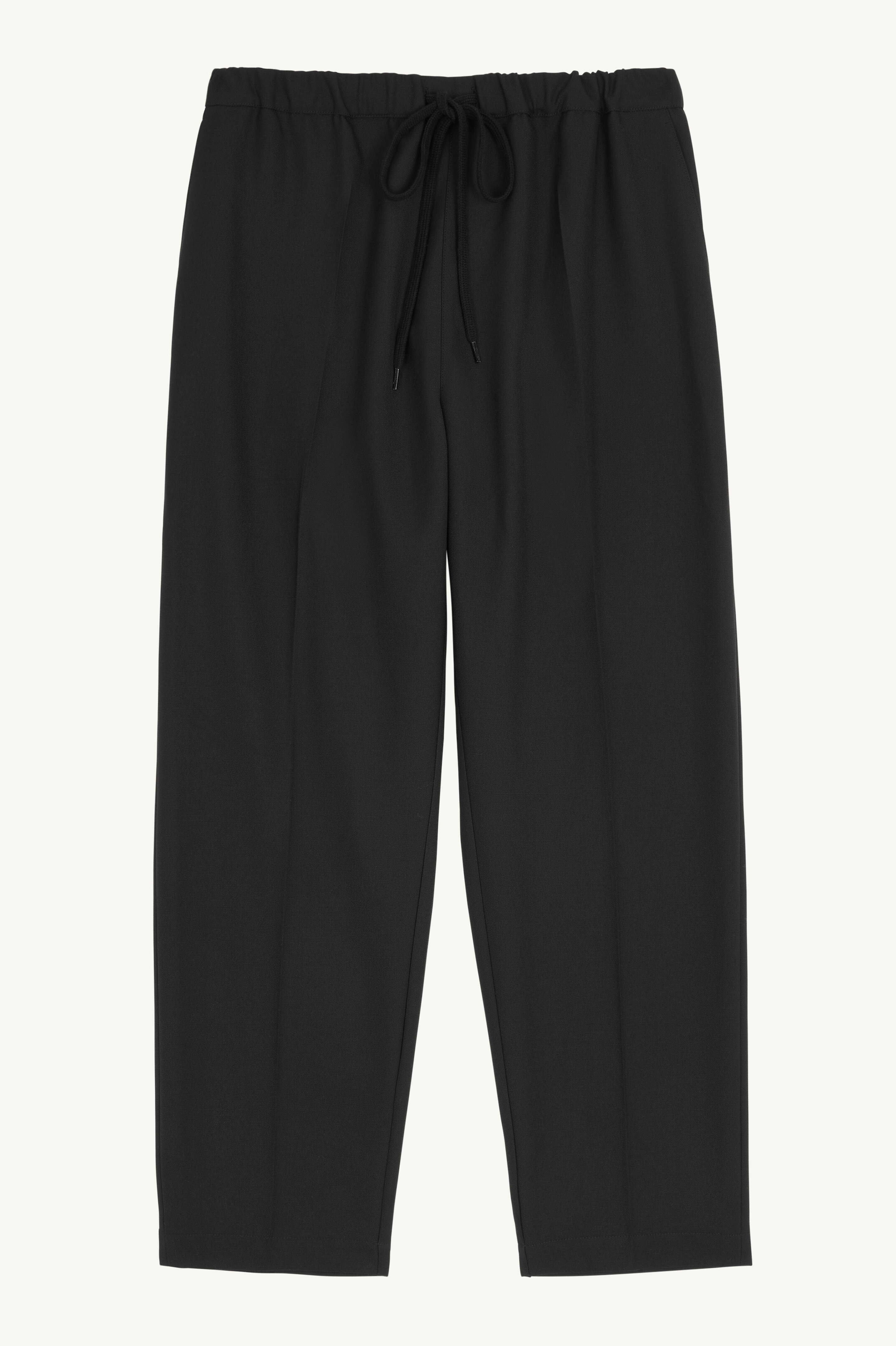 Tapered Leg Tailoring Wool Trousers - 1