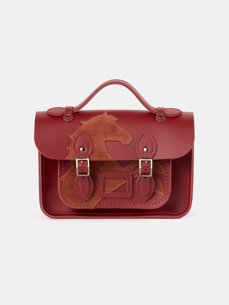 The Year of the Horse Mini - Red with Red Suede Horse 1