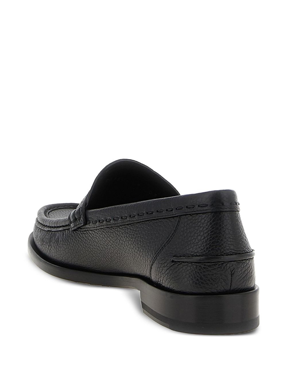 FF metal leather loafers - 4