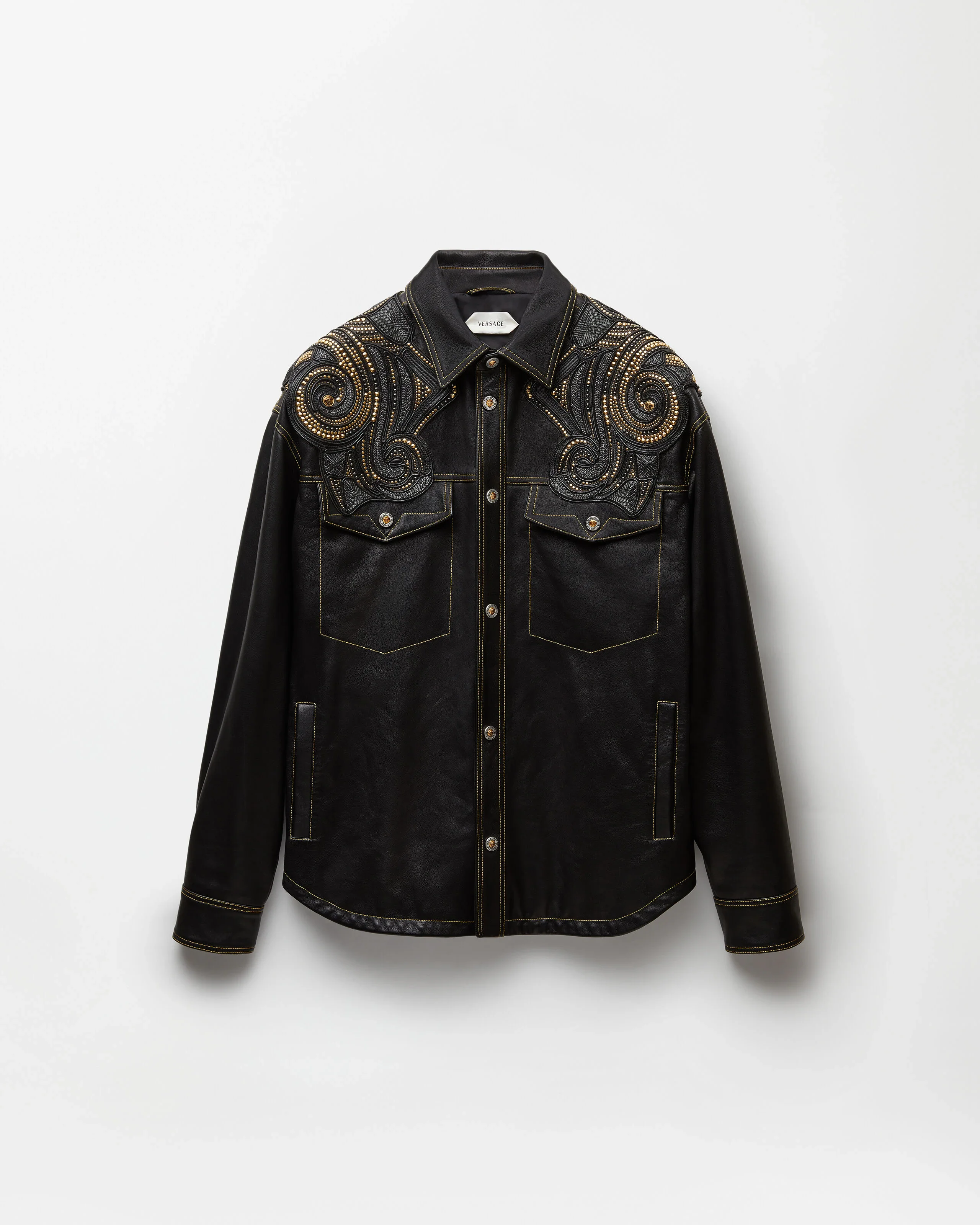 Embroidered Nappa Blouson - 1