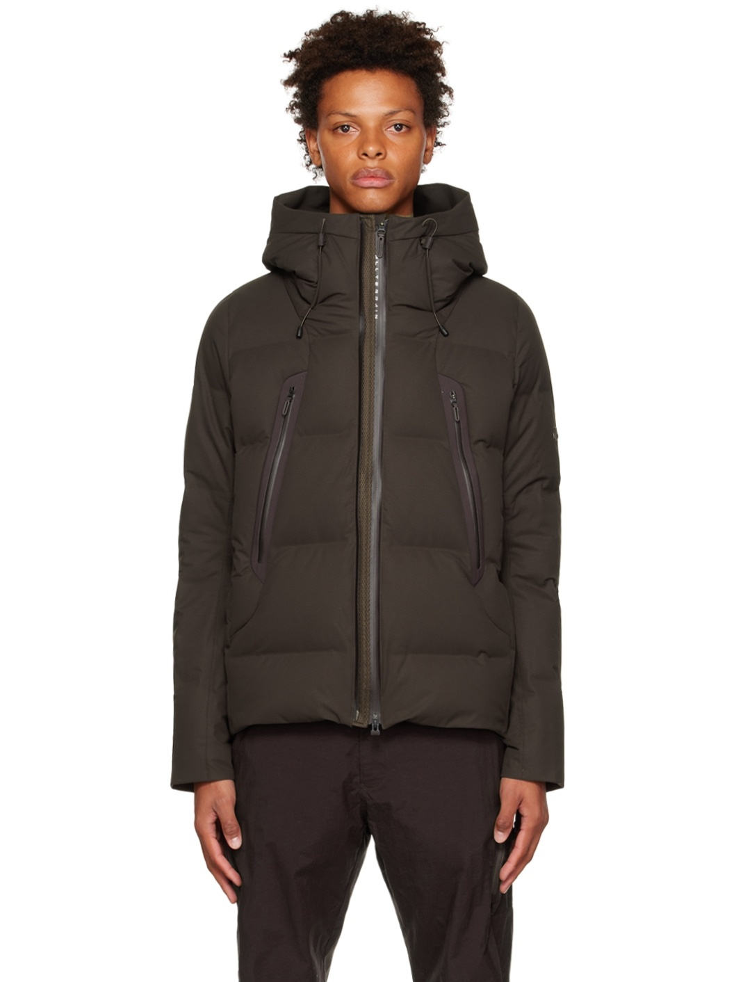 SSENSE Exclusive Brown Mountaineer Down Jacket - 1