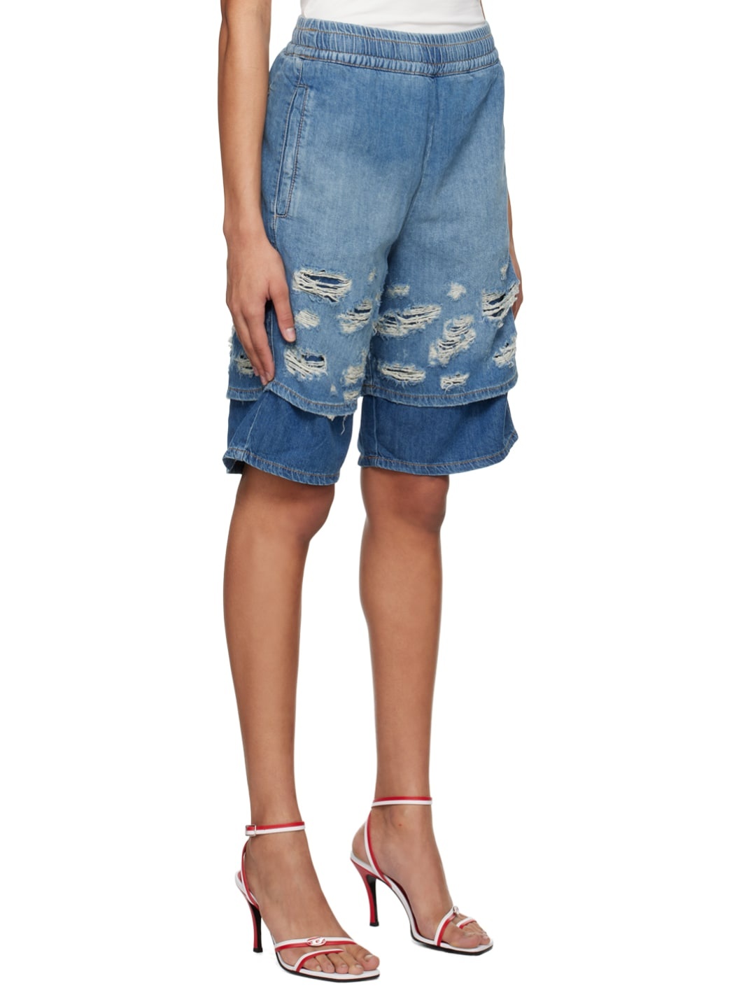 Blue D-Horty Shorts - 2