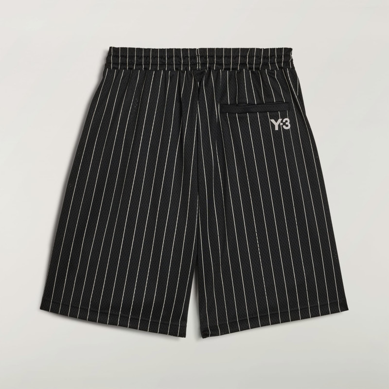 Y-3 MESH PINSTRIPE SHORTS 3