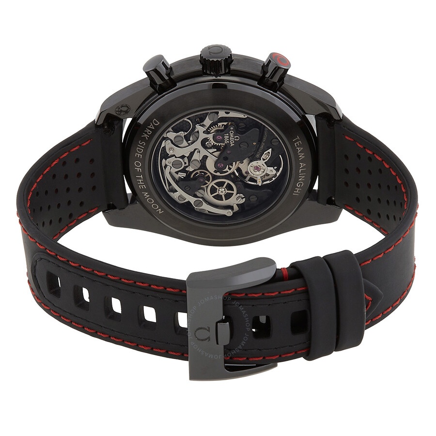 Omega Speedmaster Dark Side of The Moon Team Alinghi Chronograph Automatic Chronometer Black Dial Me - 3