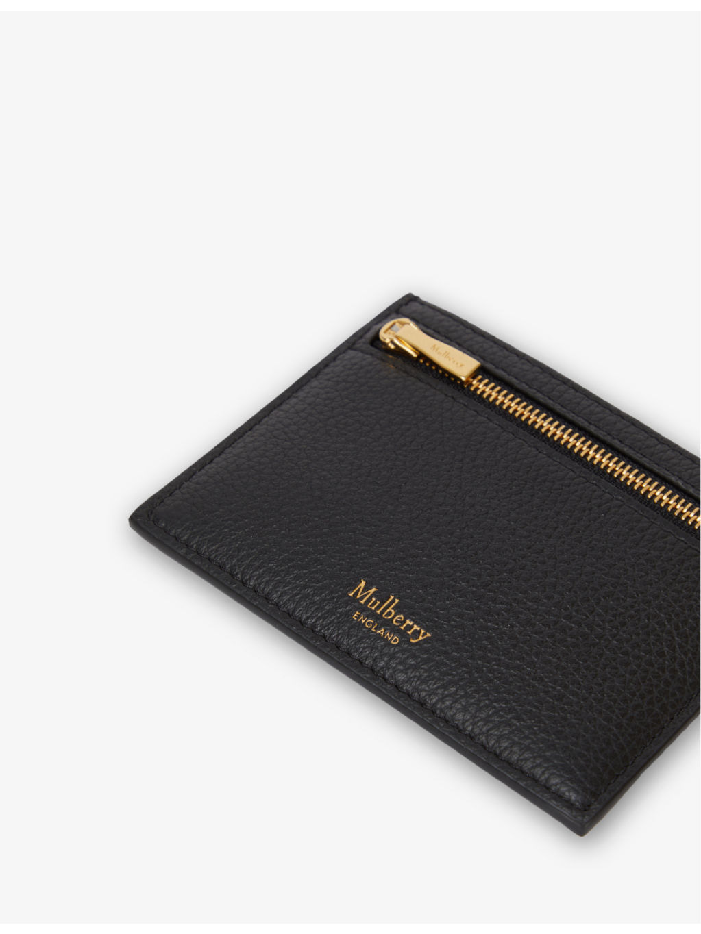 Zipped leather card holder - 4