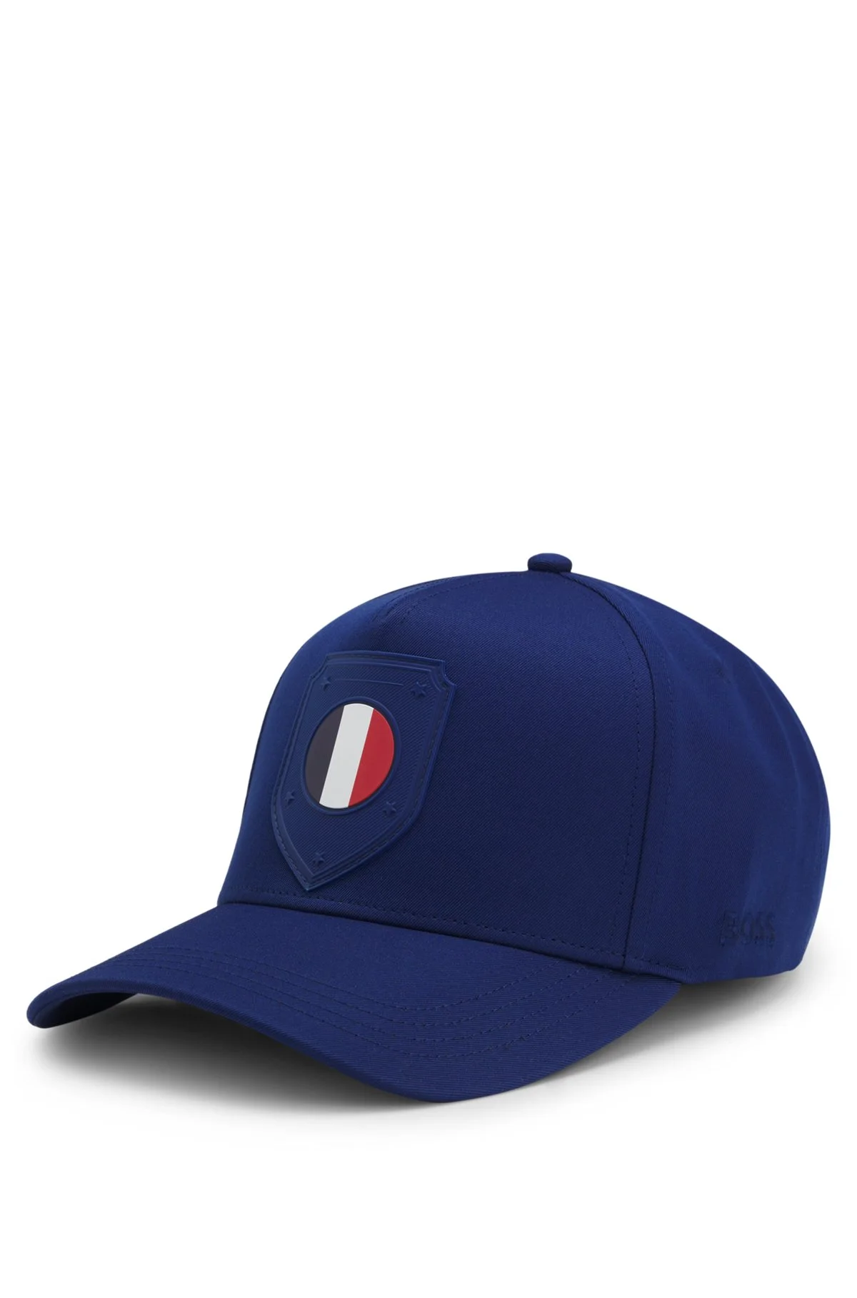 LOGO CAP IN LUSTROUS TWILL WITH COUNTRY-FLAG BADGE - 1