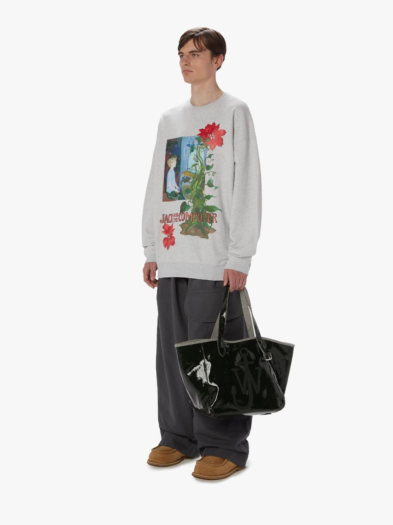 BELT TOTE - COATED DENIM TOTE BAG 5