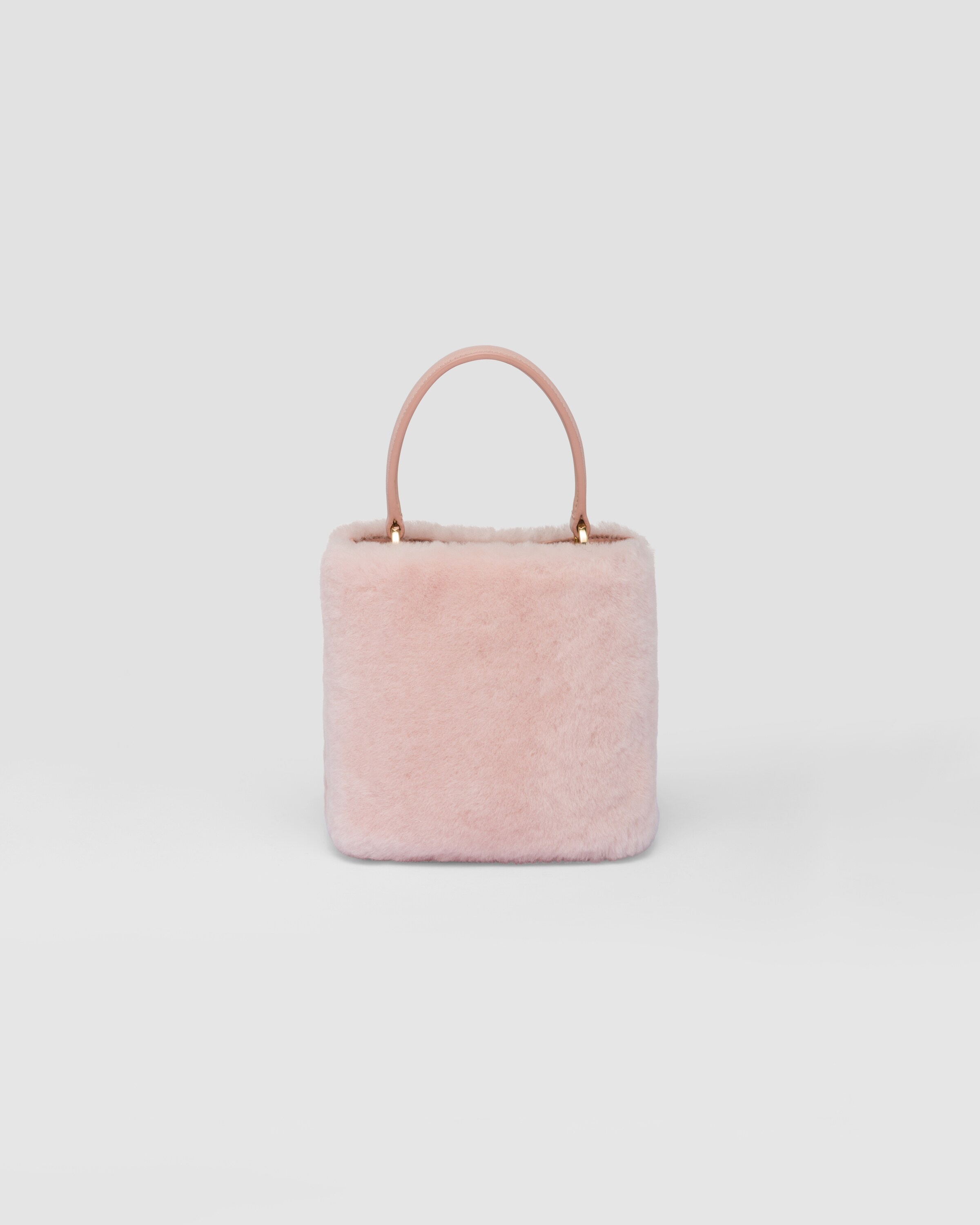 Prada Panier shearling mini-bag - 4