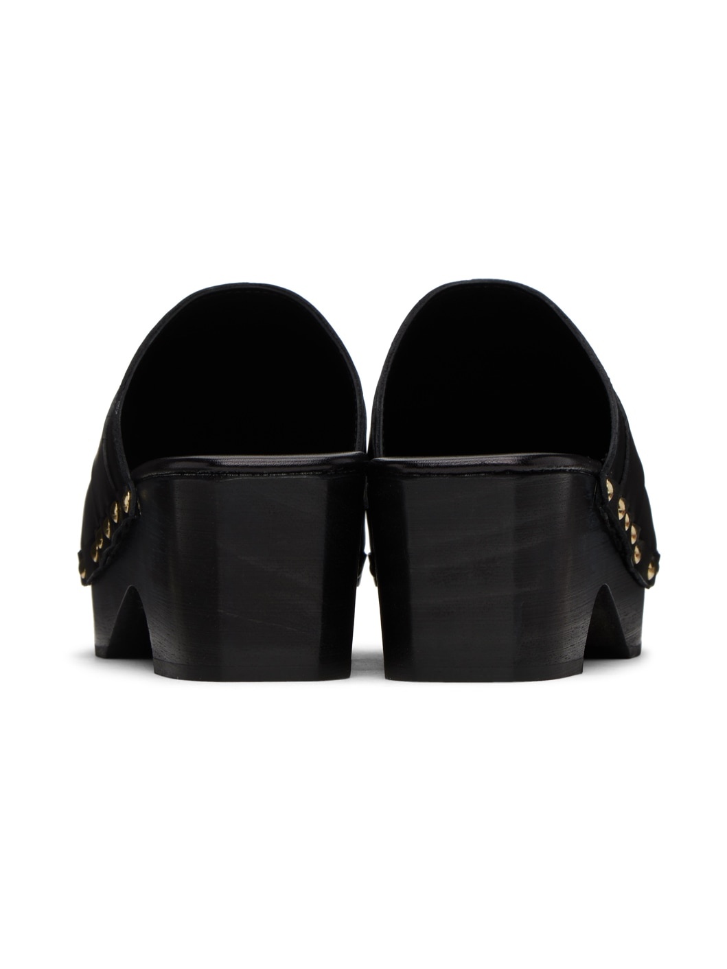 【関税込み】Aeyde ブラック Bibi クロッグ Aeyde Black Bibi Clogs | REVERSIBLE