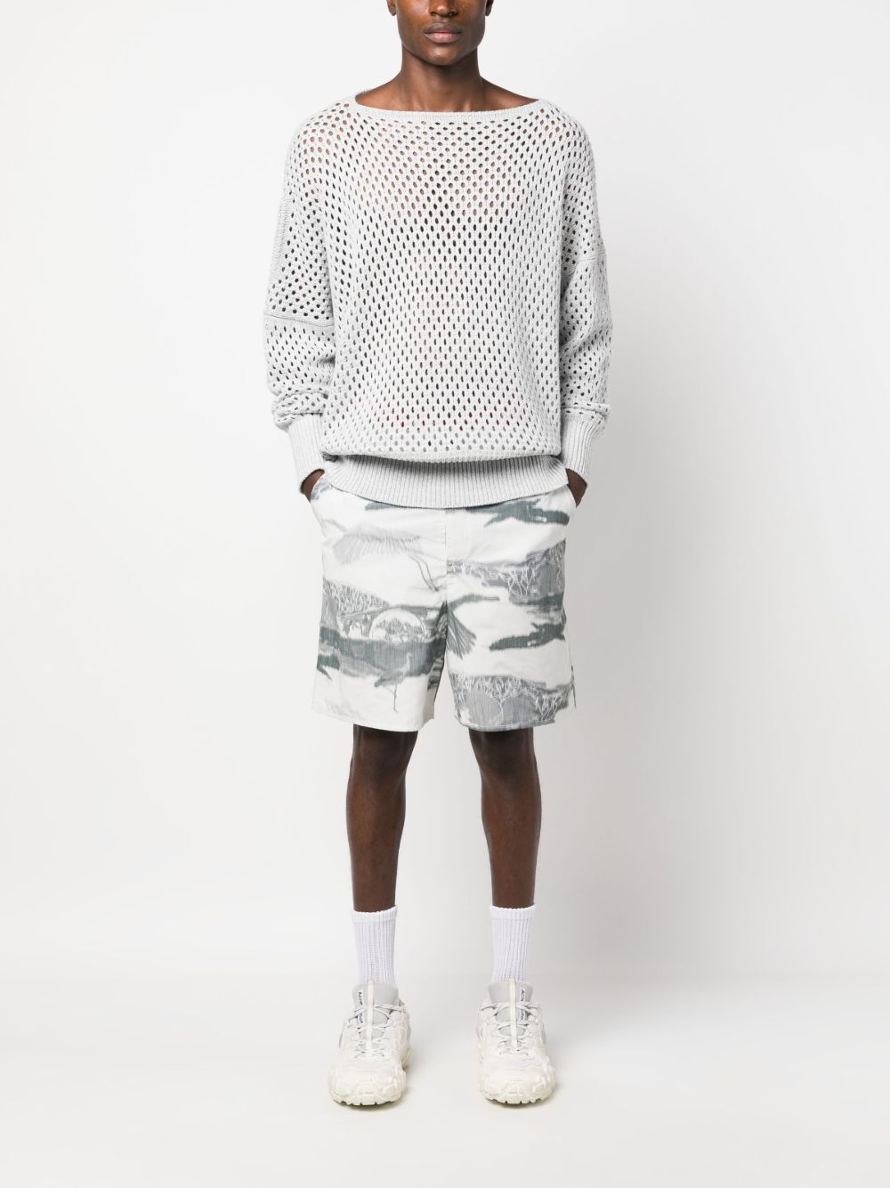graphic-print bermuda shorts - 2