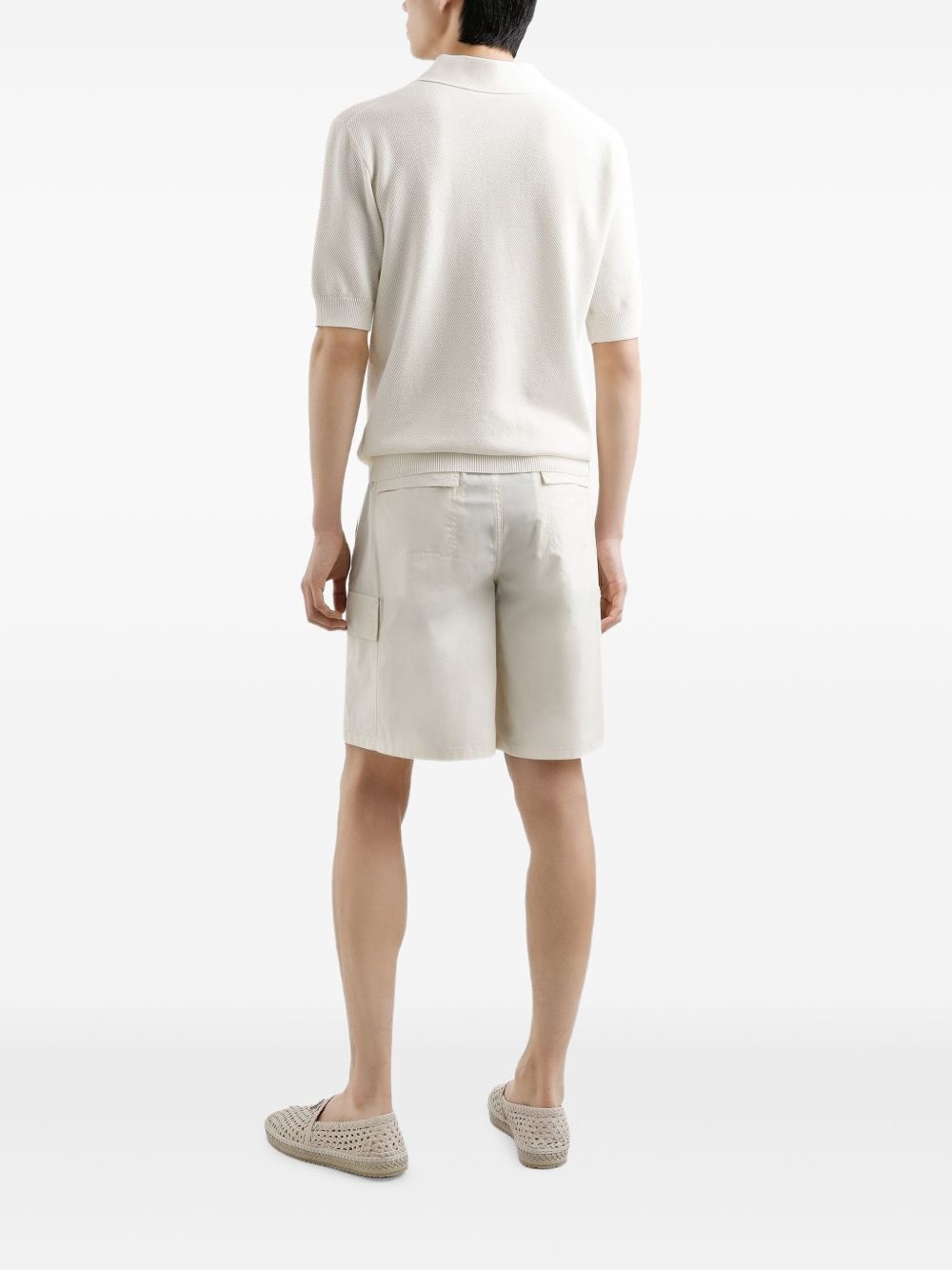 cotton cargo shorts - 3