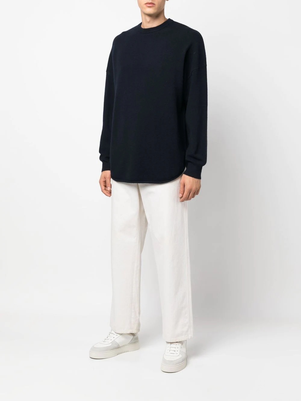 crew-neck cashmere jumper - 2