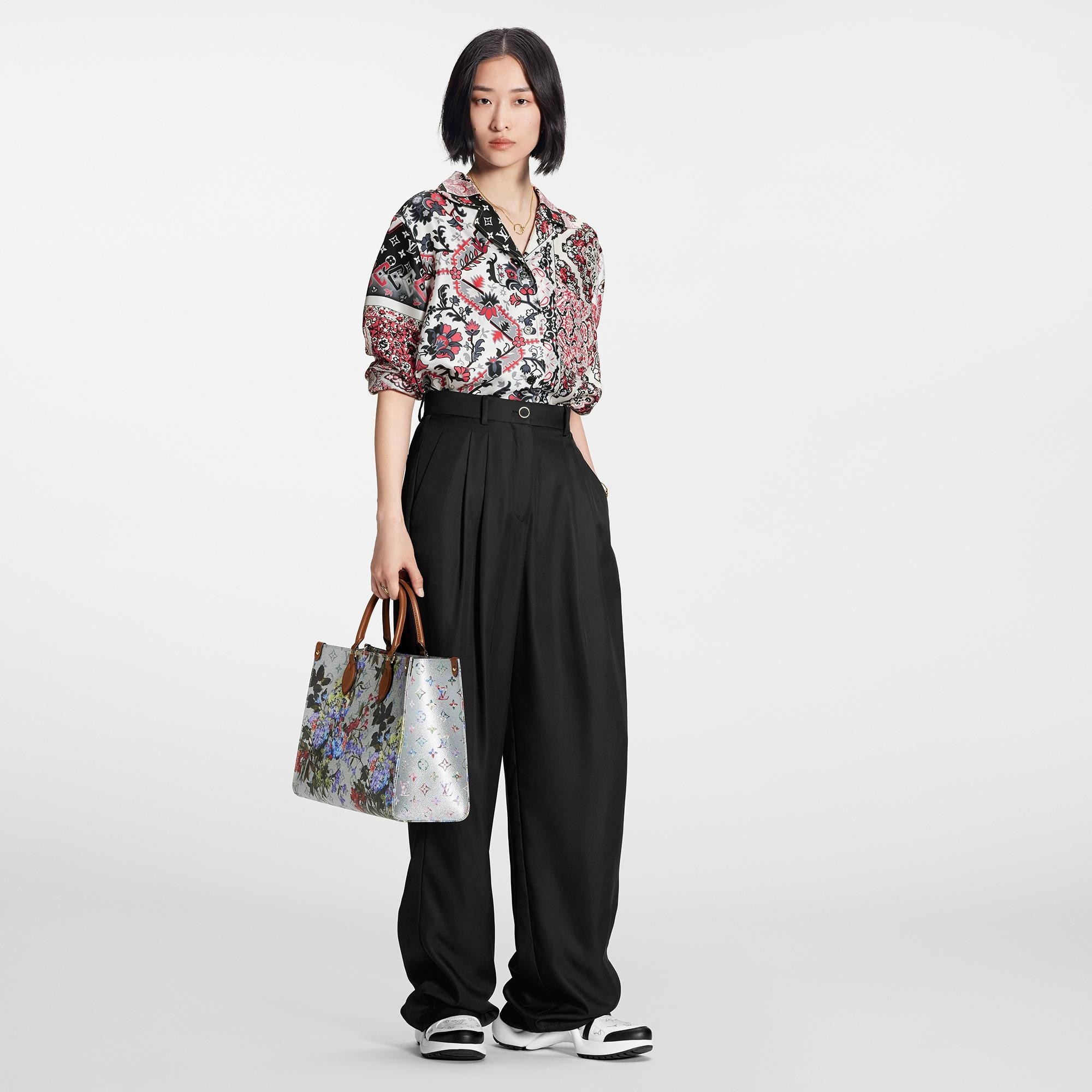 Bandana Print Pajama Shirt - 2