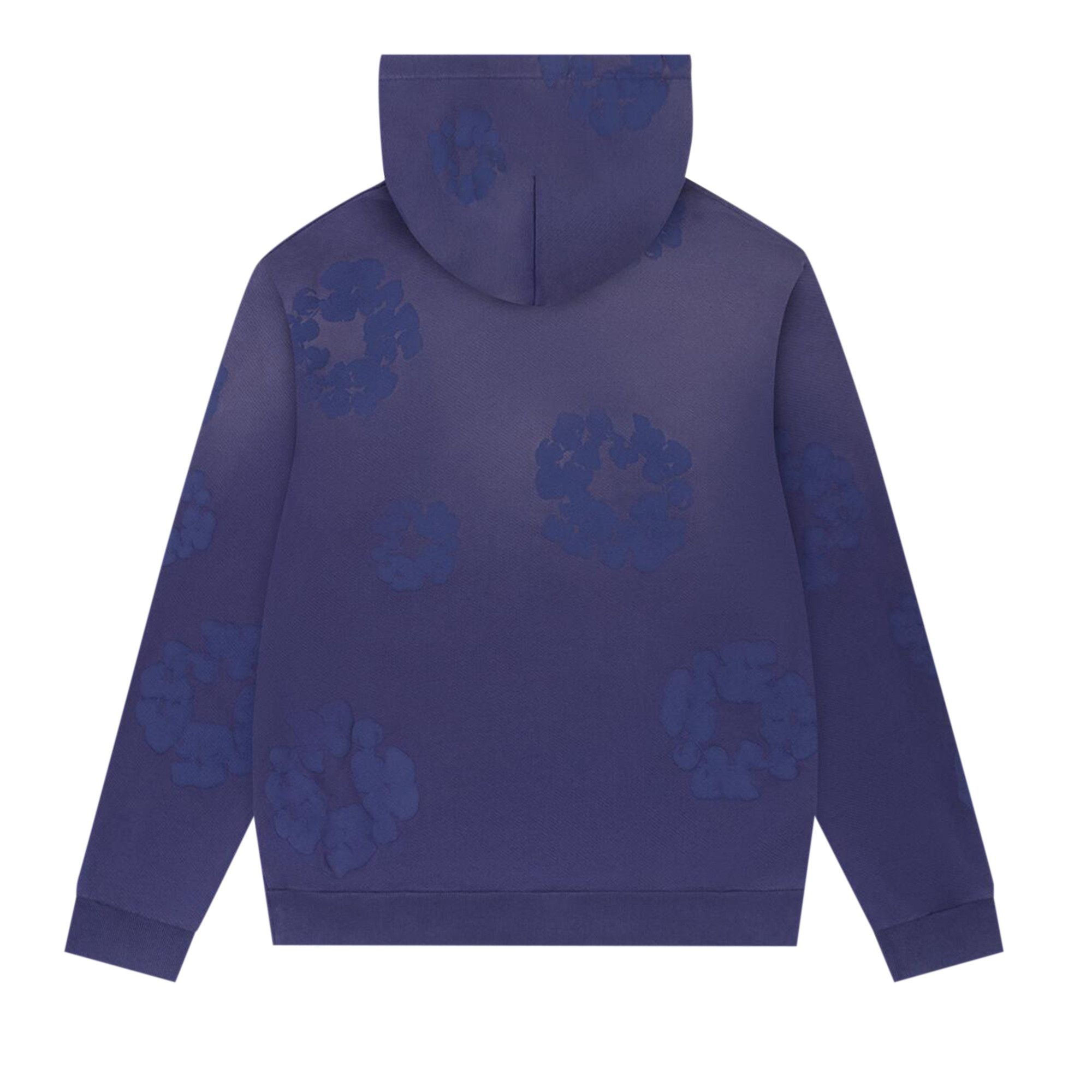 Denim Tears Mono Cotton Wreath Hoodie 'Washed Blue' - 2