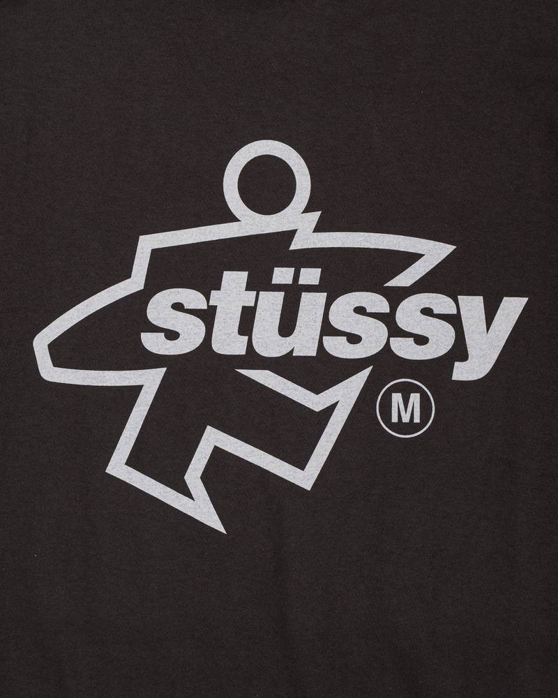 Stüssy Stüssy Surf Size Pigment Dyed Tee Faded Black outlook