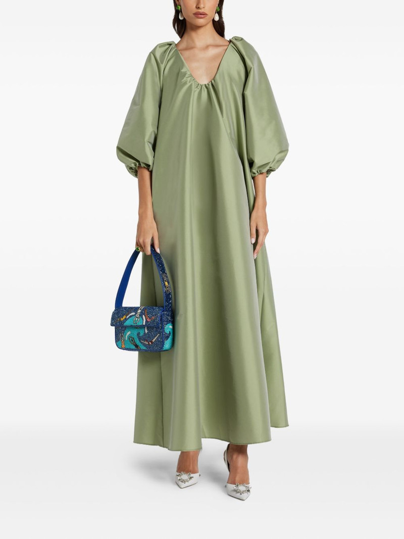 BERNADETTE balloon-sleeve maxi dress outlook
