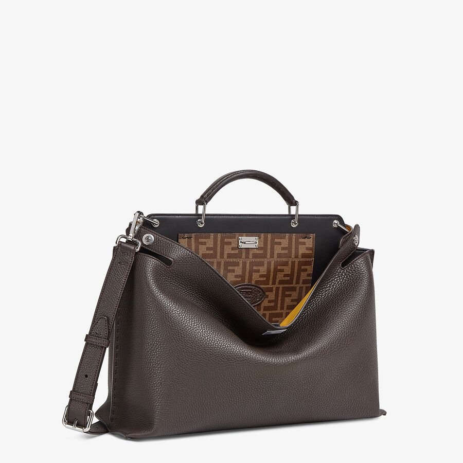 Brown leather bag - 2